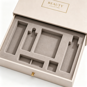 Custom Drawer Cosmetic Box Packaging with Golden Pull and Custom Printing - Product Image 3