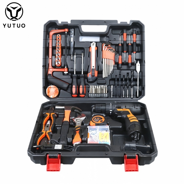 YUTUO Independent Rechargeable Powertools Power Drill Other Hand Held Tools and Power Tools Kit Set