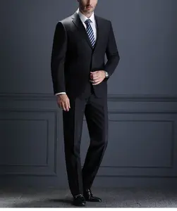 Traje negro profesional para hombre, ropa elegante y ajustada de alta calidad, trajes de negocios y de negocios - Product Image 6