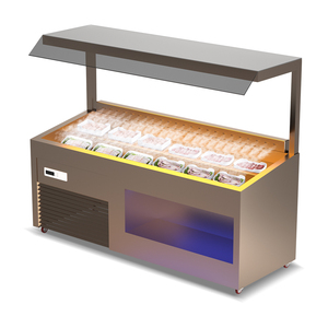 <span class=keywords><strong>Buffet</strong></span> Barbecue en acier inoxydable avec machine à glaçons, fondue personnalisée, rôtissoire à volaille, stockage à <span class=keywords><strong>froid</strong></span>, pulvérisation, plats de style Ming, commande - Product Image 1