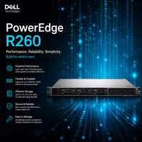 Serveur Rack 1U PowerEdge R260 de Haute Qualité avec Processeur Intel Xeon Silver pour Services Réseau et Sécurité Professionnels