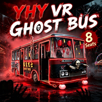 Bus d'horreur VR 9D en gros, simulateur d'horreur multijoueur, plateforme de mouvement 4DOF, manège de réalité virtuelle pour 8 joueurs