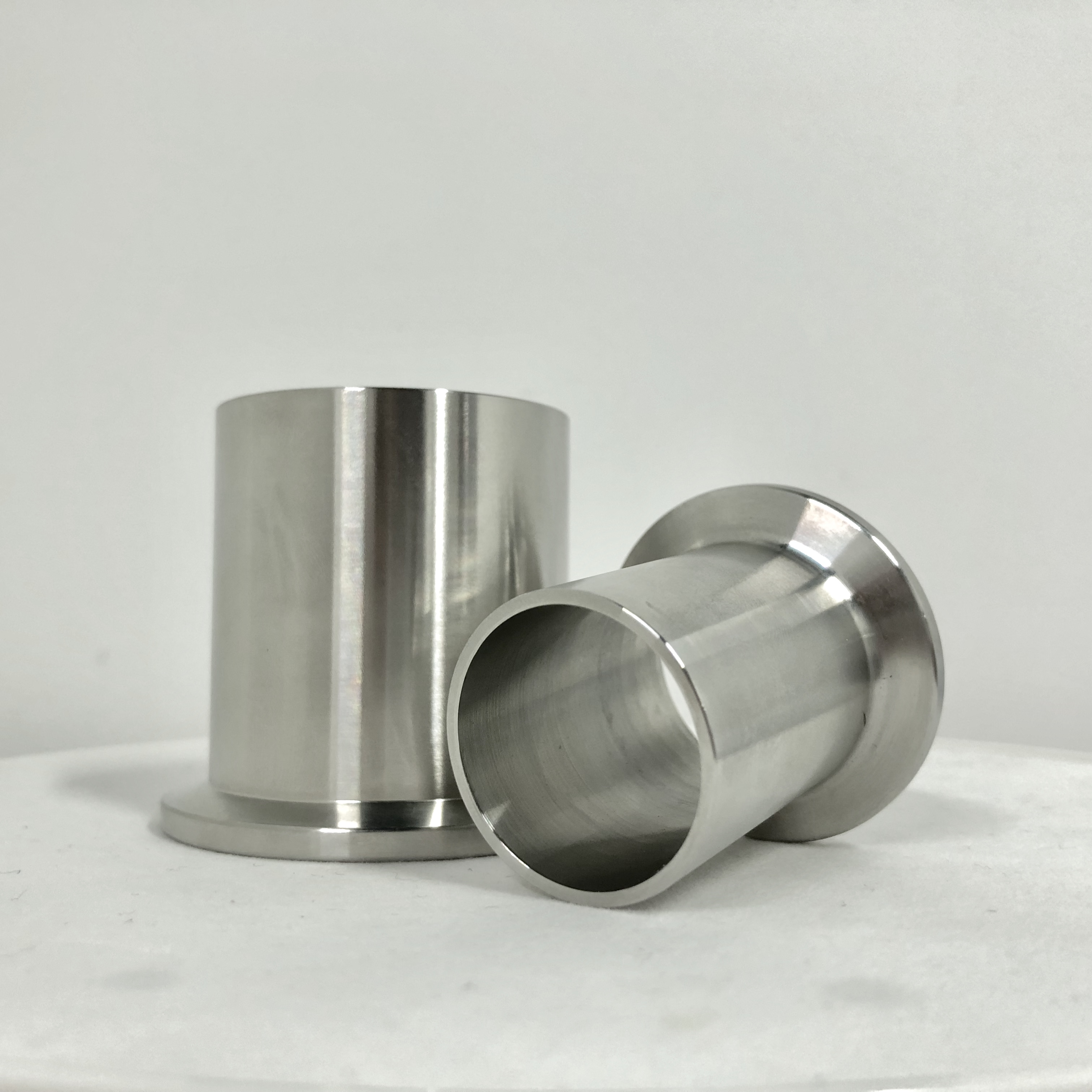 SS304 Vacuum Nipple Fittings KF Stub End Lapped Flange