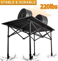 Table de camping pliante en aluminium réglable sur mesure pour la vente en gros – Bureau portable pour cuisine extérieure et pique-nique