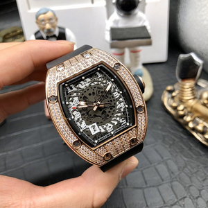 High-end men's diamond-<b>set</b> mechanical <b>watch</b>, tourbillon automatic mechanical <b>watch</b>, customizable 010 - Product Image 1