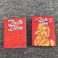 Version anglaise du jeu de société Truth or Dare pour couples de 0 à 3 mois, fabriqué en Chine, cartes en papier