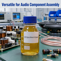 Accessoires audio professionnels, grille de haut-parleur, mousse acoustique, adhésif à base de polyuréthane de qualité industrielle, adhésif