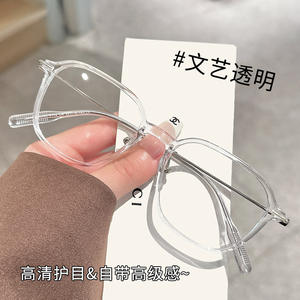 Montures de lunettes rectangulaires rétro Danyang 8142 pour femmes, monture complète, verres en plastique anti-lumière bleue, TR90 ultraléger - Product Image 3