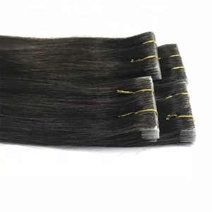 Extensiones de cabello humano Jasmine Beauty Natural Straight con cinta invisible, cabello humano Remy 100% de doble trama. - Product Image 4