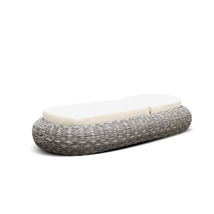 Khách sạn hiện đại Sun Lounger PE mây sang trọng bên hồ bơi Vườn mặt trời giường với đệm ngoài trời Chaise phòng chờ đồ nội thất - Product Image 4