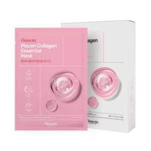 Mascarilla Facial Esencial de Colágeno Placentario Fionette, Paquete de 30 ml x 10 Unidades |   Rostro |   Complejo de 9 Péptidos |   Ecológico |   K-Beauty - Product Image 1