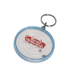 Mini labyrinthe magique promotionnel en acrylique et plastique, <span class=keywords><strong>porte</strong></span>-clés rond, jeu de <span class=keywords><strong>puzzle</strong></span>, logo <span class=keywords><strong>personnalisé</strong></span>, entraînement cérébral, <span class=keywords><strong>porte</strong></span>-clés souvenirs - Product Image 2