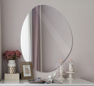 Customized Frameless Irregular Shape Full Body <strong>Standing</strong> Floor Dressing Makeup <strong>Bathroom</strong> Wall <strong>Mirror</strong> - Product Image 6