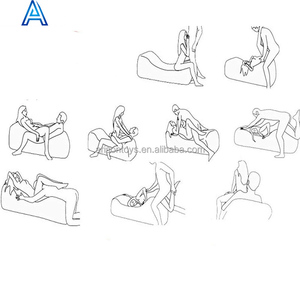 Fauteuil gonflable confortable et moelleux en PVC pour adultes, chaise de jeu sexuel, chaise gestuelle, <span class=keywords><strong>canapé</strong></span>-lit - Product Image 6