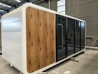 Conteneur extensible à un étage, design double face, 20 pieds, avec toilettes et salle de douche indépendantes, respirant