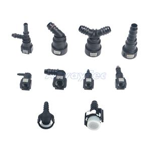 ID8ท่อน้ำมันเชื้อเพลิงโค้งเชื่อมต่ออย่างรวดเร็วอุปกรณ์ท่อชิ้นส่วนรถยนต์ตัวกรองน้ำมันเชื้อเพลิงน้ำมันเบนซินข้อต่อสวมเร็ว - Product Image 1