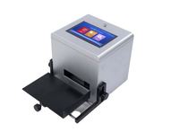 Imprimante jet d'encre semi-automatique industrielle 12,7 mm pour codes-barres et numéros de lot – Machine de codage en ligne