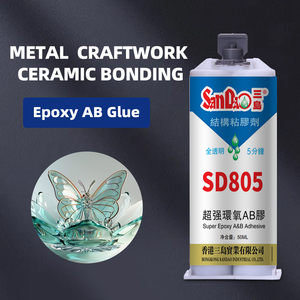 Clear Epoxy AB Glue 5 Min Quick Cure Strong Adhesive Chemical Resistant Glue for Metal Ceramic Glass Bonding - Product Image 5