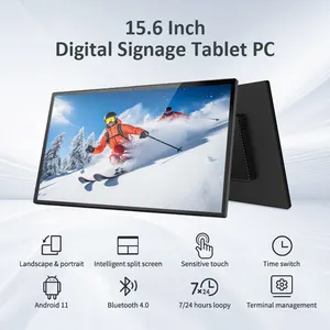 Thương mại Wall Mount 15.6 10 inch rk3568 RK3288 Android 11 cảm ứng điện dung IPS màn hình PoE NFC quảng cáo Android Tablet PC