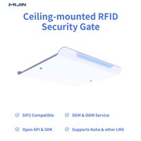 Equipo de Biblioteca Inteligente RFID UHF, Control de Acceso Montado en el Techo, Puerta de Seguridad para Biblioteca, Gestión Antirrobo, Antena de Alarma EAS