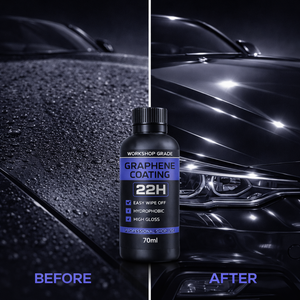 CORESYT 22H Kit de revêtement céramique au graphène qualité professionnelle hydrophobe haute brillance protection de peinture 60µm d'épaisseur 10 ans pour voiture - Product Image 3