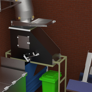 Customizable Size <strong>Garbage</strong> <strong>Chute</strong> with Access Control, Interlock, <strong>Sorting</strong>, and Bin Detection Options - Product Image 4