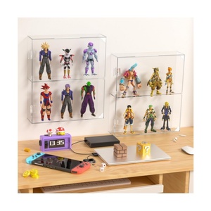 <span class=keywords><strong>Acrylic</strong></span> hiển thị trường hợp <span class=keywords><strong>2</strong></span> lớp rõ ràng hiển thị trường hợp cho Pop hành động con số treo tường hoặc máy tính để bàn chống bụi hiển thị tủ kệ - Product Image 1