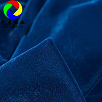 Qualité supérieure de Micro Velvet 5000 Tissu de Velours Coréen 44 "100% Polyester Vert Velours Tissu pour Robe et Vêtements