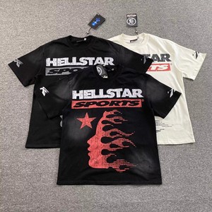 Camiseta de manga corta para hombre con estampado de calavera, planeta y espacio, cuello redondo, ajuste regular, jersey con estampado digital de estrellas y logo frontal. - Product Image 4