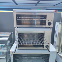Four à salamandre électrique commercial, pour griller poisson et steaks, en acier inoxydable, à poser sur comptoir, machine à griller infrarouge