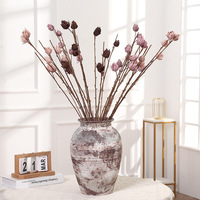 Fleur artificielle de protée de 90 cm de haute qualité, réaliste, aspect soie séchée, pour décoration de maison, de table de mariage, vente en gros, fausse fleur