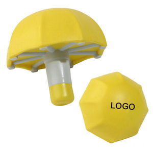 High Quality PU Foam Yellow Umbrella Shaped Slow Rising Stress <b>Ball</b> Promotional Gifts <b>Squeeze</b> Toys for Kids Boys and Girls - Product Image 1