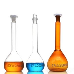 Tiandi Lab 250ml borosilicato <span class=keywords><strong>di</strong></span> <span class=keywords><strong>vetro</strong></span> volumetrico con tappo - Product Image 1