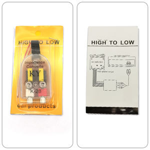 Convertisseur d'impédance haute vers basse universel pour voiture STWEI 12V, convertisseur de haut-parleur vers ligne RCA, pièces et accessoires de haute qualité - Product Image 6