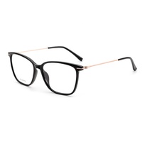 Vente en gros de montures de lunettes optiques ultralégères en plastique TR 90 transparentes, avec logo personnalisé, pour hommes, fabrication par injection, modèle complet