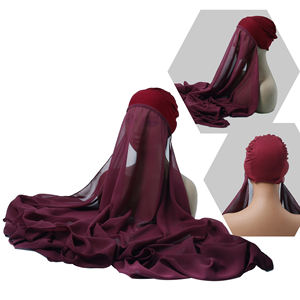 Foulard ethnique tendance en mousseline de polyester aérienne, idéal pour la superposition ou à porter seul - Product Image 4