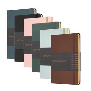 High Quality Hardcover Mini A5/A6 Planner Lined Leather <b>Journal</b> Notebook Comes with 100GSM Thick Paper - Product Image 1