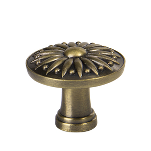 Kẽm Hợp Kim Cổ Điển Hoa Vòng Knobs Antique Đồng Bronze Kéo Và Xử Lý Đồ Nội Thất Phần Cứng Knobs Cho Nhà Bếp Phòng Ngủ Tủ - Product Image 1