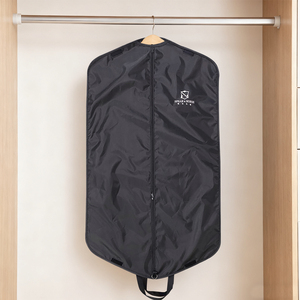 <strong>Best</strong> Folding Garment Bag Black Polyester Nylon Large Capacity Portable <strong>Duffle</strong> Cartoon Cover Suit Carrier for Travel Clothing - Product Image 5