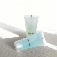 Gel Douche Miniature Personnalisé de Haute Qualité 20ml pour Hôtels – Format Voyage en Gros, Tube Personnalisé 20ml, Petit Format Hôtelier, Shampoing Hôtelier