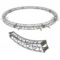 Segment de treillis carré boulonné plaqué KKMARK de 12 po (30,5 cm) de diamètre, 10 pi (3 m), 4 sections
