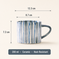 Ensemble de tasses et assiettes à café en céramique vintage créatives résistantes à la chaleur, fabriquées en Chine, pour la maison, le petit-déjeuner, le thé de l'après-midi, vente en gros