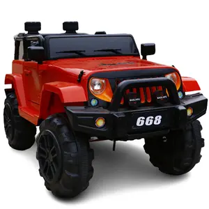 Popular Top Sale Four Wheels Toy Ride on Car Remote Control Electric Dual Drive 2 battery Kids Car Factory Supplier Wholesale