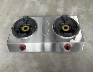 Cuisinière à <span class=keywords><strong>gaz</strong></span> double brûleur de haute qualité et robuste, à haut rendement thermique, idéale pour la cuisine et le camping - Product Image 4
