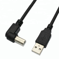 Kabel USB Tipe C Micro B Sudut 90 Derajat untuk Pengisian Daya dan Sinkronisasi Data Pabrik OEM