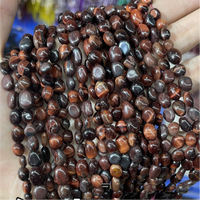 Perles en vrac d'Unakite irrégulières en forme de pépites 6*8mm, pierres brutes de forme libre, 15 pouces, vente en gros à prix réduit