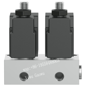 Válvula Festo BMCH-2-3-1/8 6686 2x3/2 vías normalmente cerrada, tipo solenoide simple con retorno por resorte mecánico - Product Image 1