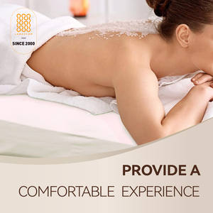 Vente flash : Ensemble de draps de massage en <span class=keywords><strong>flanelle</strong></span> 100 % coton, 3 pièces, doux - Product Image 5