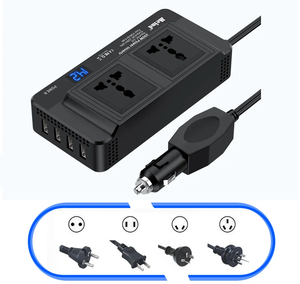 200w אוניברסלי כוח inverter מיני מכונית ממיר 110v 120v 220v פלט לשימוש ביתי שלב אחד איתנו uk תאימות אירופה - Product Image 2