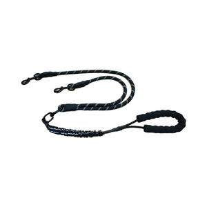 Doppio gancio esterno spesso cane da passeggio corda di piombo comodo manico imbottito guinzaglio cane per due cani - Product Image 1